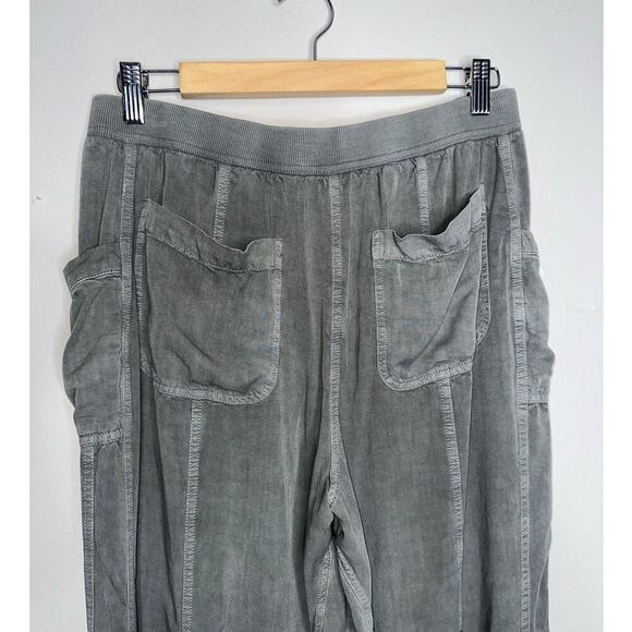 Anthropologie Daily Practice Utility/Cargo Pants Olive/Army Green Size Small - Picture 7 of 8